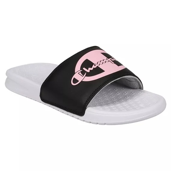 Champion Shoes - New Champion Women's Super Slide Black Sandals